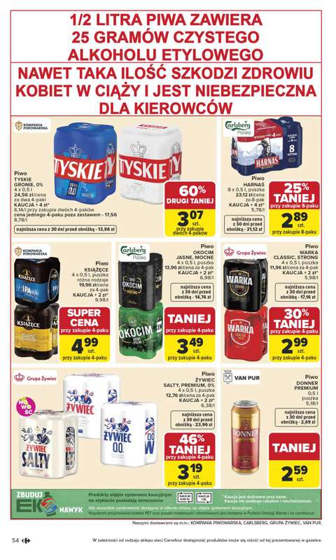 Carrefour - gazetka promocyjna Gazetka Carrefour od poniedziałku od poniedziałku 13.04 do soboty 18.04 - strona 56