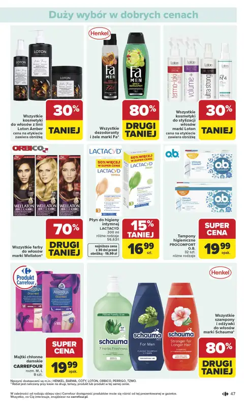 Carrefour - gazetka promocyjna Gazetka Carrefour od poniedziałku od poniedziałku 13.04 do soboty 18.04 - strona 49