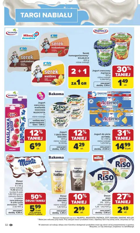 Carrefour - gazetka promocyjna Gazetka Carrefour od poniedziałku od poniedziałku 13.04 do soboty 18.04 - strona 34