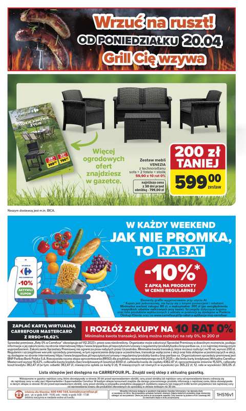 Carrefour - gazetka promocyjna Gazetka Carrefour od poniedziałku od poniedziałku 13.04 do soboty 18.04 - strona 58