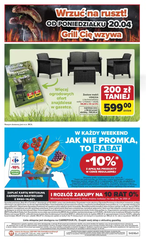 Carrefour - gazetka promocyjna Gazetka Carrefour od poniedziałku od poniedziałku 13.04 do soboty 18.04 - strona 58