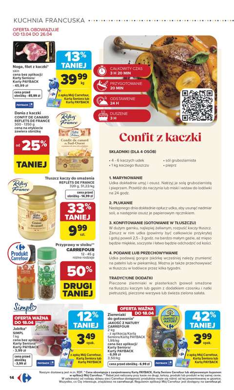 Carrefour - gazetka promocyjna Gazetka Carrefour od poniedziałku od poniedziałku 13.04 do soboty 18.04 - strona 16