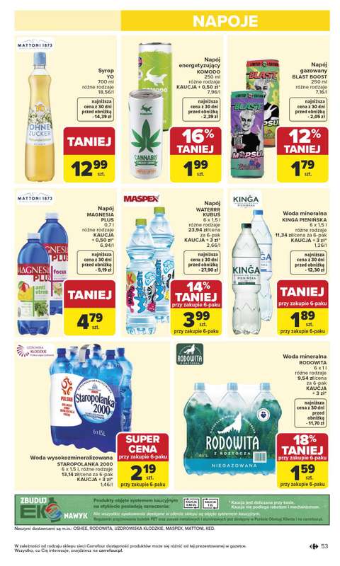 Carrefour - gazetka promocyjna Gazetka Carrefour od poniedziałku od poniedziałku 13.04 do soboty 18.04 - strona 55