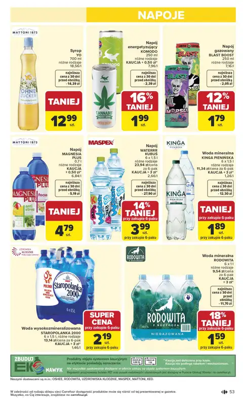 Carrefour - gazetka promocyjna Gazetka Carrefour od poniedziałku od poniedziałku 13.04 do soboty 18.04 - strona 55