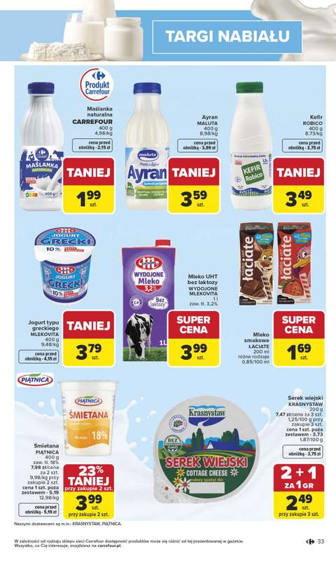 Carrefour - gazetka promocyjna Gazetka Carrefour od poniedziałku od poniedziałku 13.04 do soboty 18.04 - strona 35