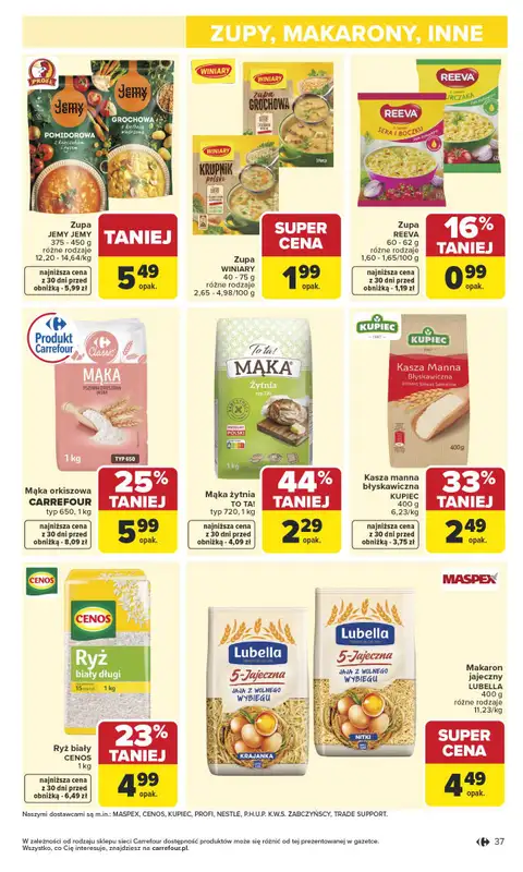 Carrefour - gazetka promocyjna Gazetka Carrefour od poniedziałku od poniedziałku 13.04 do soboty 18.04 - strona 39