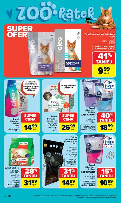 Carrefour - gazetka promocyjna Gazetka Łap super okazje od poniedziałku od poniedziałku 13.04 do niedzieli 26.04 - strona 6