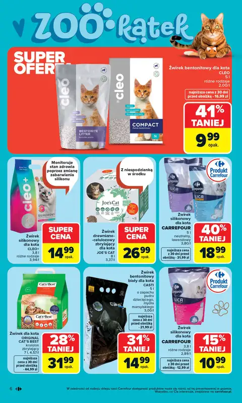 Carrefour - gazetka promocyjna Gazetka Łap super okazje od poniedziałku od poniedziałku 13.04 do niedzieli 26.04 - strona 6