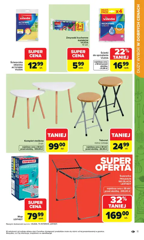 Carrefour - gazetka promocyjna Gazetka Łap super okazje od poniedziałku od poniedziałku 13.04 do niedzieli 26.04 - strona 11