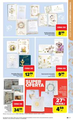 Carrefour - gazetka promocyjna Gazetka Łap super okazje od poniedziałku od poniedziałku 13.04 do niedzieli 26.04 - strona 21