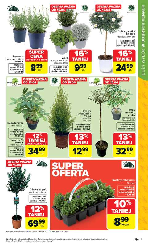 Carrefour - gazetka promocyjna Gazetka Łap super okazje od poniedziałku od poniedziałku 13.04 do niedzieli 26.04 - strona 9