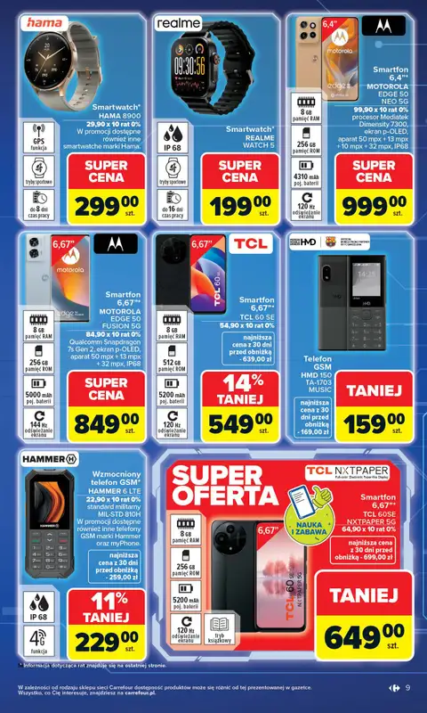 Carrefour - gazetka promocyjna Gazetka Multimedia na co dzień od poniedziałku 13.04 do soboty 02.05 - strona 9