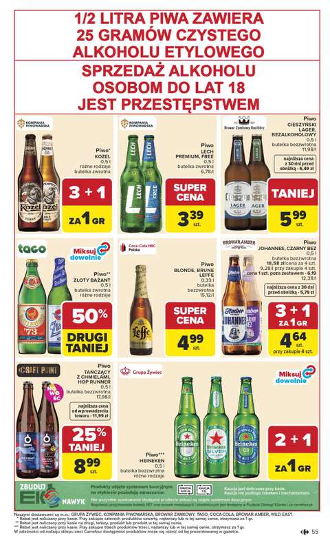 Carrefour Market - gazetka promocyjna Gazetka Carrefour Market od poniedziałku od poniedziałku 13.04 do soboty 18.04 - strona 57