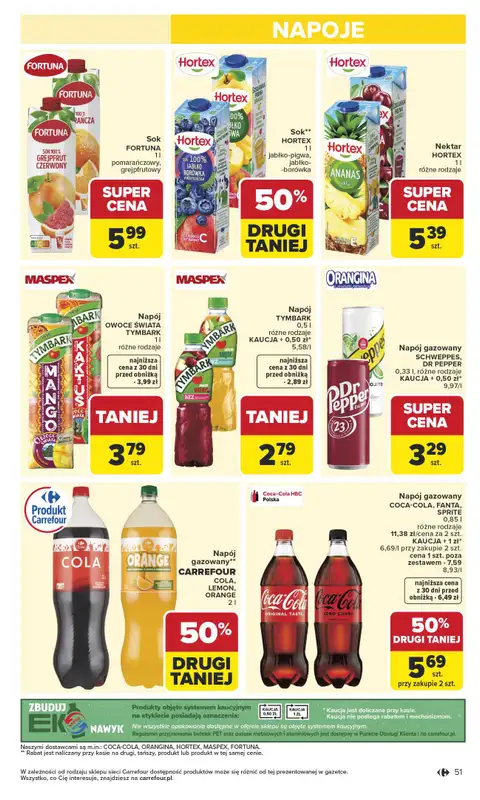 Carrefour Market - gazetka promocyjna Gazetka Carrefour Market od poniedziałku od poniedziałku 13.04 do soboty 18.04 - strona 53