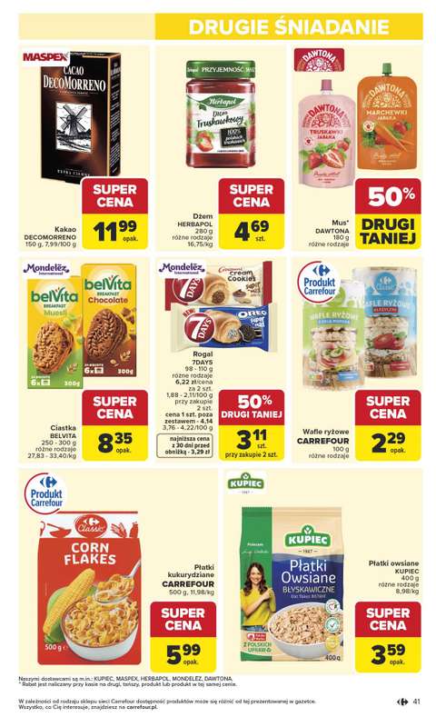 Carrefour Market - gazetka promocyjna Gazetka Carrefour Market od poniedziałku od poniedziałku 13.04 do soboty 18.04 - strona 43
