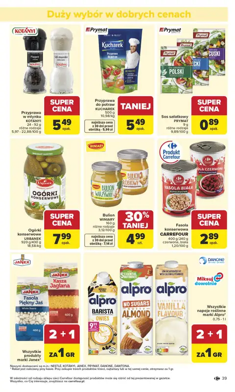 Carrefour Market - gazetka promocyjna Gazetka Carrefour Market od poniedziałku od poniedziałku 13.04 do soboty 18.04 - strona 41