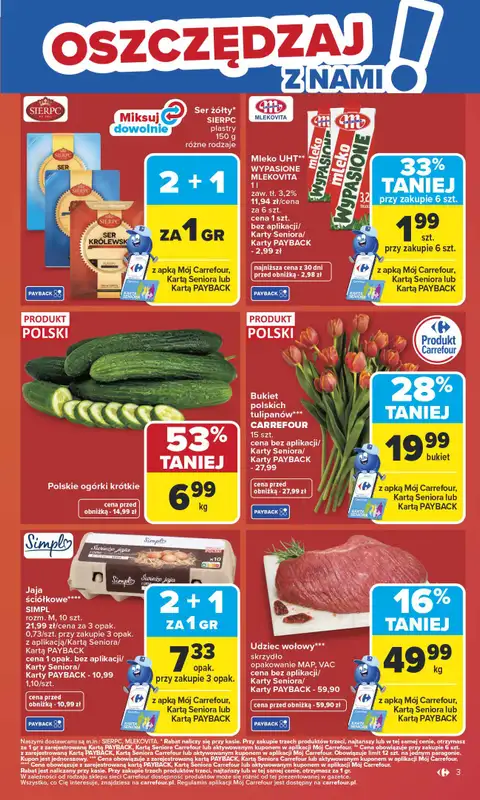 Carrefour Market - gazetka promocyjna Gazetka Carrefour Market od poniedziałku od poniedziałku 13.04 do soboty 18.04 - strona 5