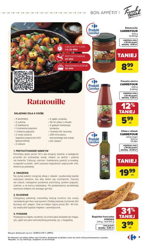 Carrefour Market - gazetka promocyjna Gazetka French Touch od poniedziałku 13.04 do niedzieli 26.04 - strona 3