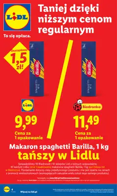 Lidl - gazetka promocyjna Oferta od poniedziałku od poniedziałku 13.04 do środy 15.04 - strona 4