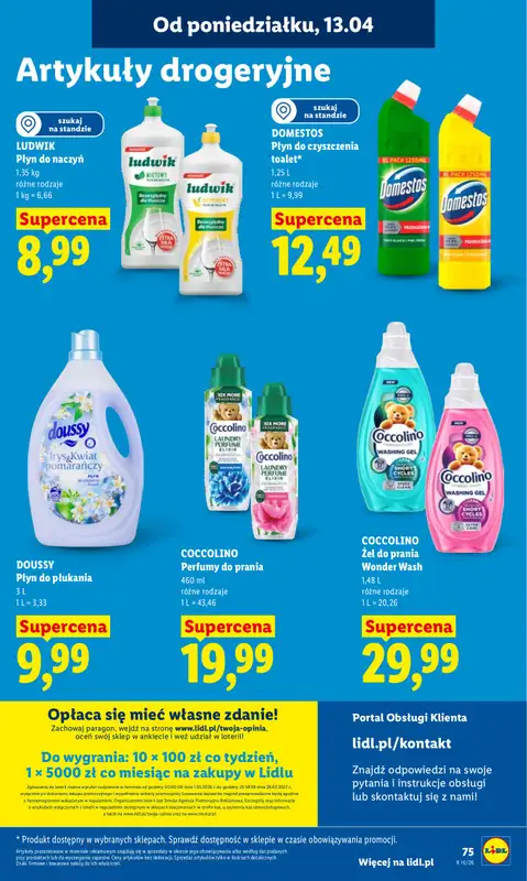 Lidl - gazetka promocyjna Oferta od poniedziałku od poniedziałku 13.04 do środy 15.04 - strona 81