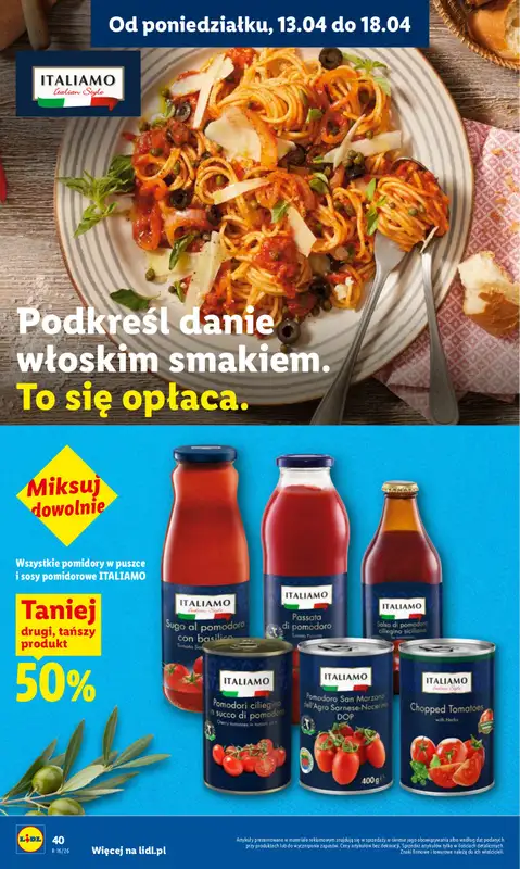Lidl - gazetka promocyjna Oferta od poniedziałku od poniedziałku 13.04 do środy 15.04 - strona 40