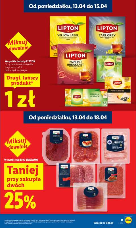 Lidl - gazetka promocyjna Oferta od poniedziałku od poniedziałku 13.04 do środy 15.04 - strona 11