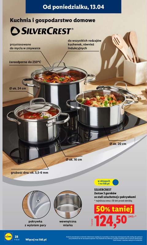 Lidl - gazetka promocyjna Oferta od poniedziałku od poniedziałku 13.04 do środy 15.04 - strona 28