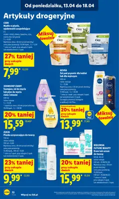 Lidl - gazetka promocyjna Oferta od poniedziałku od poniedziałku 13.04 do środy 15.04 - strona 78