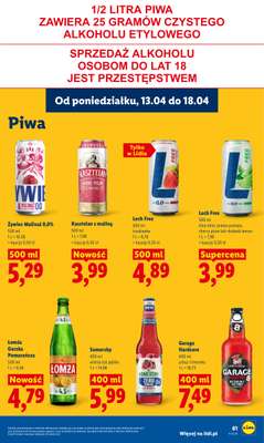 Lidl - gazetka promocyjna Oferta od poniedziałku od poniedziałku 13.04 do środy 15.04 - strona 67