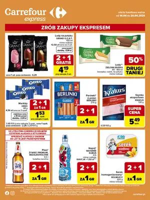 Carrefour Express - gazetka promocyjna Gazetka Express od wtorku 14.04 do poniedziałku 20.04 - strona 2