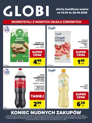Globi - gazetka promocyjna Gazetka Globi od wtorku 14.04 do poniedziałku 20.04 - strona 2