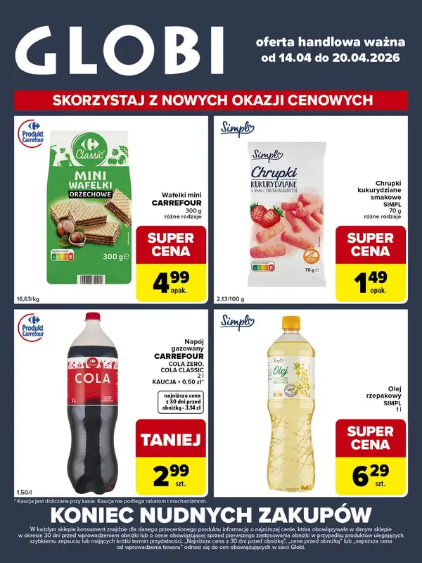 Globi - gazetka promocyjna Gazetka Globi od wtorku 14.04 do poniedziałku 20.04 - strona 2