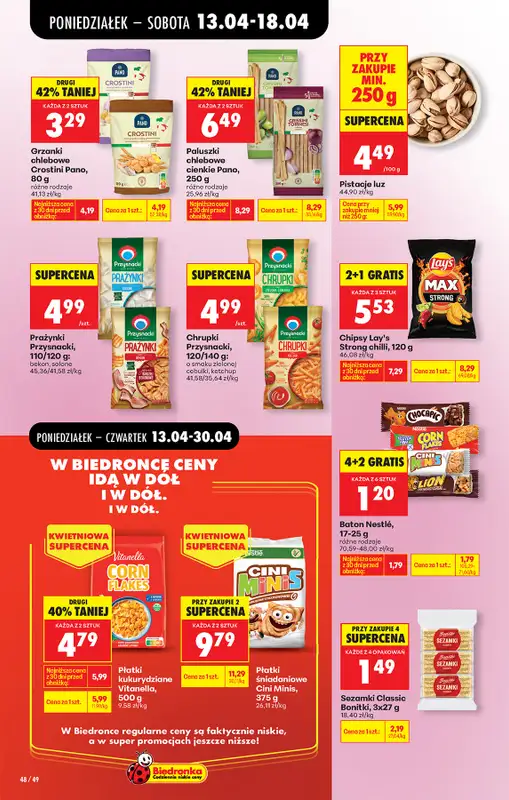 Biedronka - gazetka promocyjna Od poniedziałku od poniedziałku 13.04 do soboty 18.04 - strona 60