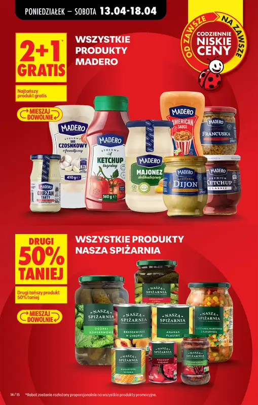 Biedronka - gazetka promocyjna Od poniedziałku, Z ladą tradycyjną od poniedziałku 13.04 do soboty 18.04 - strona 18