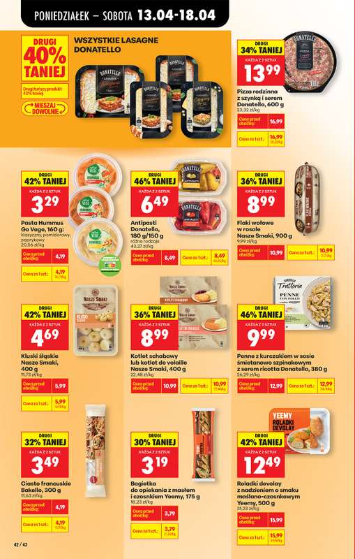 Biedronka - gazetka promocyjna Od poniedziałku, Z ladą tradycyjną od poniedziałku 13.04 do soboty 18.04 - strona 50