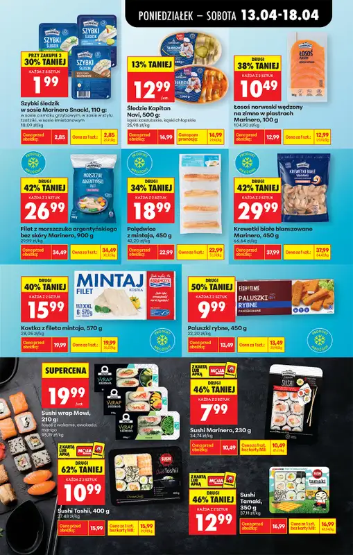 Biedronka - gazetka promocyjna Od poniedziałku, Z ladą tradycyjną od poniedziałku 13.04 do soboty 18.04 - strona 41