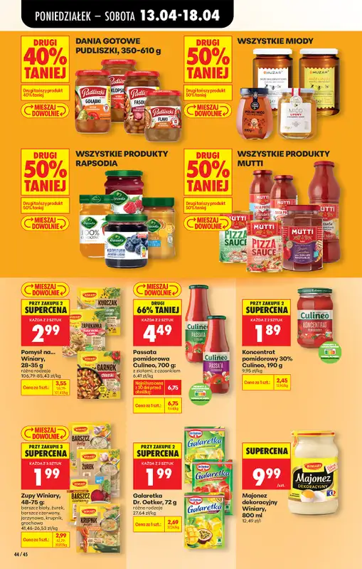 Biedronka - gazetka promocyjna Od poniedziałku, Z ladą tradycyjną od poniedziałku 13.04 do soboty 18.04 - strona 52