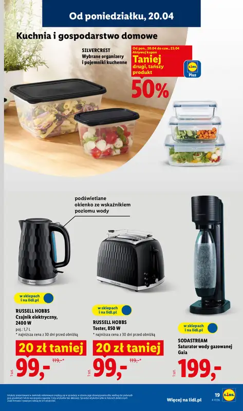 Lidl - gazetka promocyjna Katalog od poniedziałku 20.04 do niedzieli 26.04 - strona 21