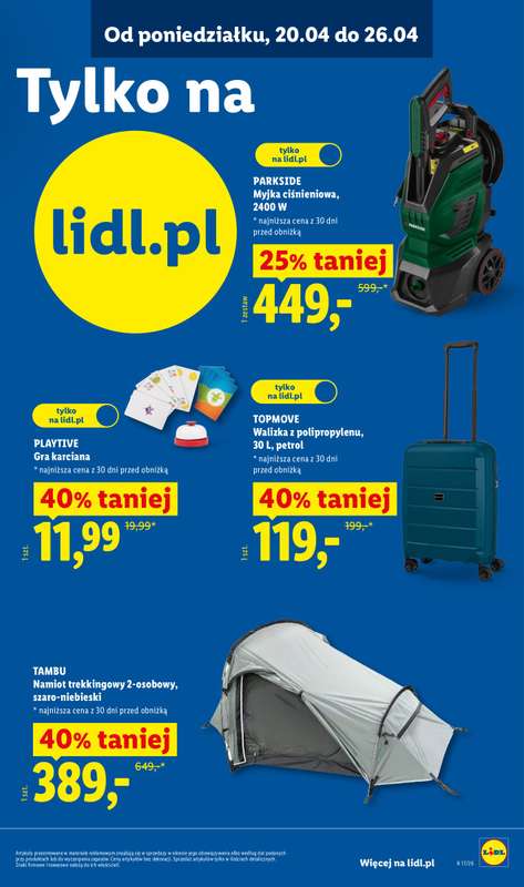 Lidl - gazetka promocyjna Katalog od poniedziałku 20.04 do niedzieli 26.04 - strona 23