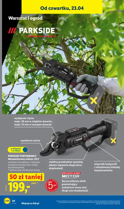 Lidl - gazetka promocyjna Katalog od poniedziałku 20.04 do niedzieli 26.04 - strona 36