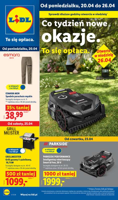 Lidl - gazetka promocyjna Katalog od poniedziałku 20.04 do niedzieli 26.04