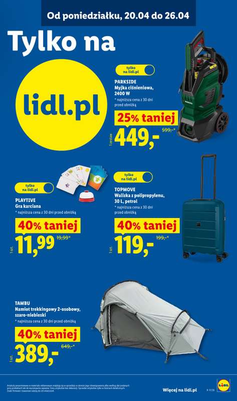 Lidl - gazetka promocyjna Katalog od poniedziałku 20.04 do niedzieli 26.04 - strona 23