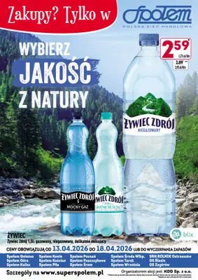 Społem - Blisko i Korzystnie - gazetka promocyjna Plakaty promocyjne od poniedziałku 13.04 do soboty 18.04 - strona 3