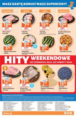 Leclerc - gazetka promocyjna Oferta E.Leclerc | Tanio to tu! od poniedziałku 13.04 do poniedziałku 20.04 - strona 16