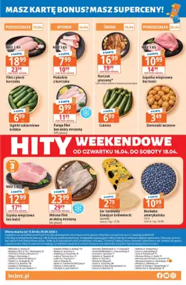 Leclerc - gazetka promocyjna Oferta E.Leclerc | Tanio to tu! od poniedziałku 13.04 do poniedziałku 20.04 - strona 16