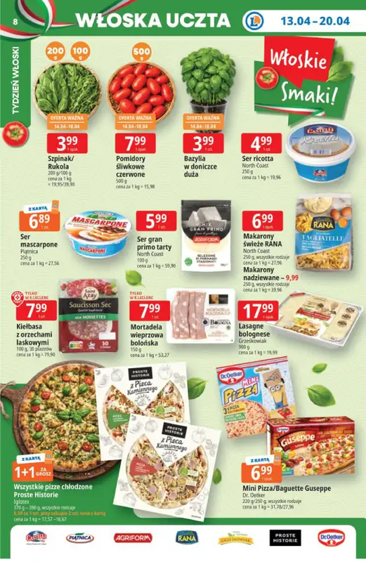 Leclerc - gazetka promocyjna Oferta E.Leclerc | Tanio to tu! od poniedziałku 13.04 do poniedziałku 20.04 - strona 8