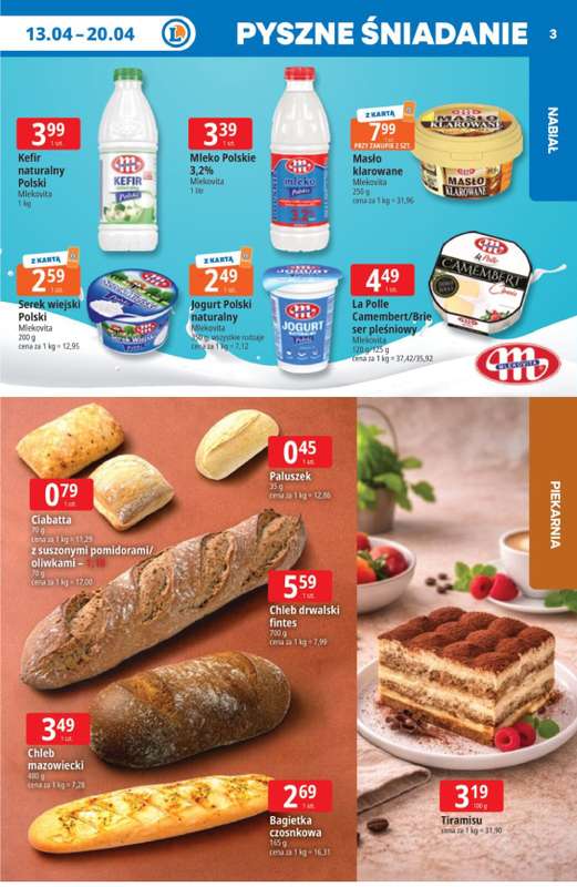Leclerc - gazetka promocyjna Oferta E.Leclerc | Tanio to tu! od poniedziałku 13.04 do poniedziałku 20.04 - strona 3
