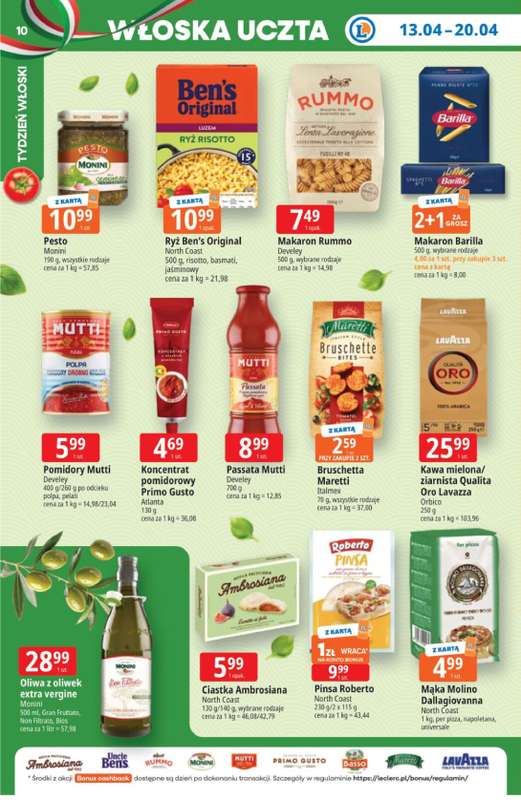 Leclerc - gazetka promocyjna Oferta E.Leclerc | Tanio to tu! od poniedziałku 13.04 do poniedziałku 20.04 - strona 10