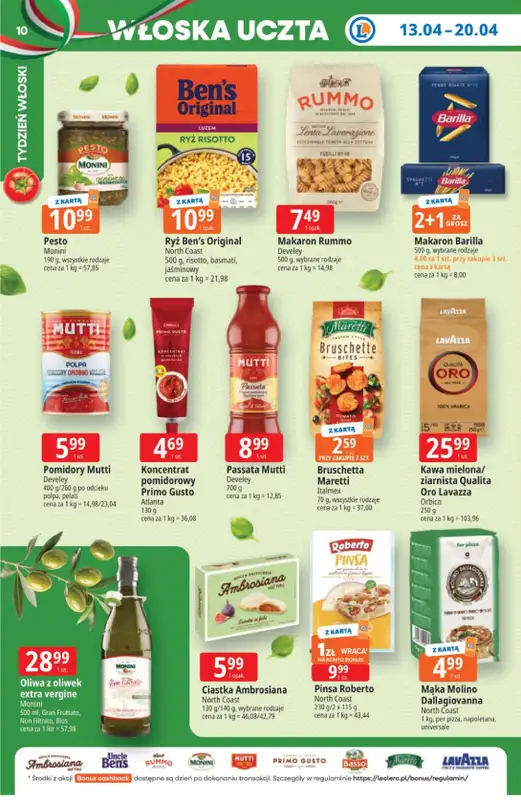 Leclerc - gazetka promocyjna Oferta E.Leclerc | Tanio to tu! od poniedziałku 13.04 do poniedziałku 20.04 - strona 10