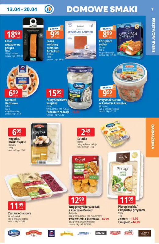 Leclerc - gazetka promocyjna Oferta E.Leclerc | Tanio to tu! od poniedziałku 13.04 do poniedziałku 20.04 - strona 7